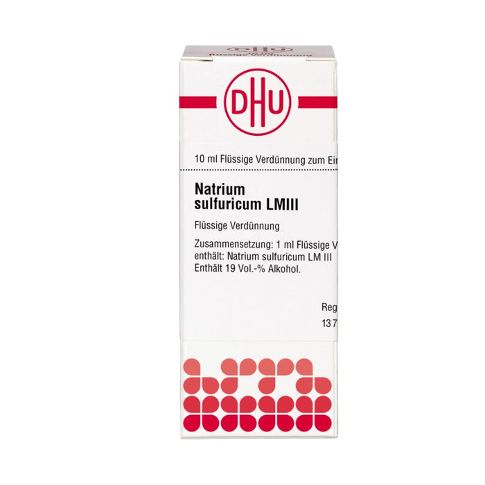 DHU Natrium sulfuricum LM III Dilution, 10 ml Lösung