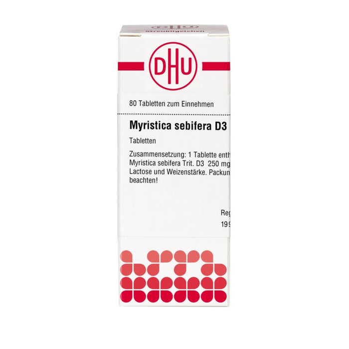 DHU Myristica sebifera D3 Tabletten, 80 St. Tabletten