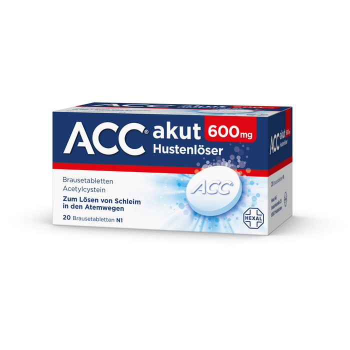 ACC akut 600 mg Hustenlöser Brausetabletten, 20 pcs. Tablets