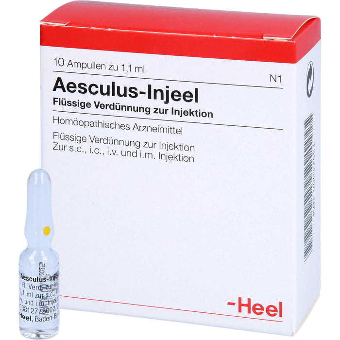 Aesculus Injeel flüssige Verdünnung, 10 pc Ampoules