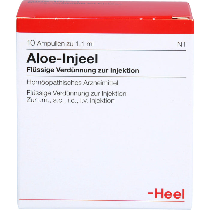 Aloe Injeel flüssige Verdünnung, 10 pcs. Ampoules