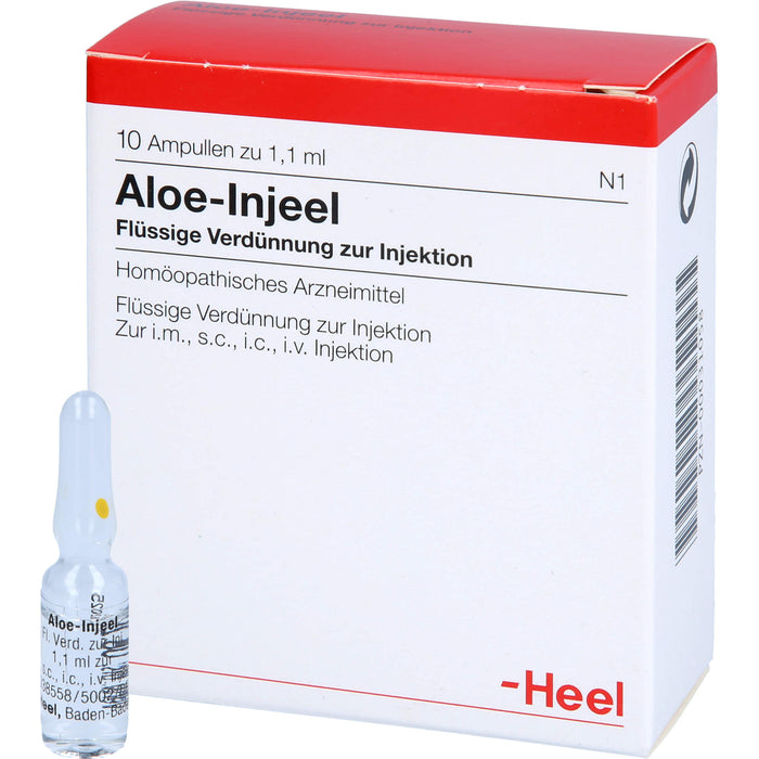 Aloe Injeel flüssige Verdünnung, 10 pcs. Ampoules