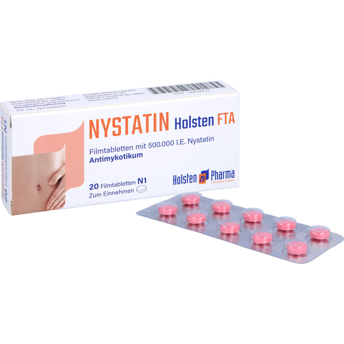 Nystatin Holsten Filmtabletten, 20 pcs. Tablets