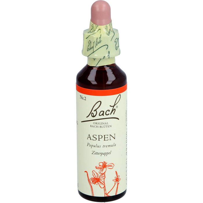 Bach Original Bach-Blüten Nr. 2 Aspen Zitterpappel Tropfen, 20 ml Lösung