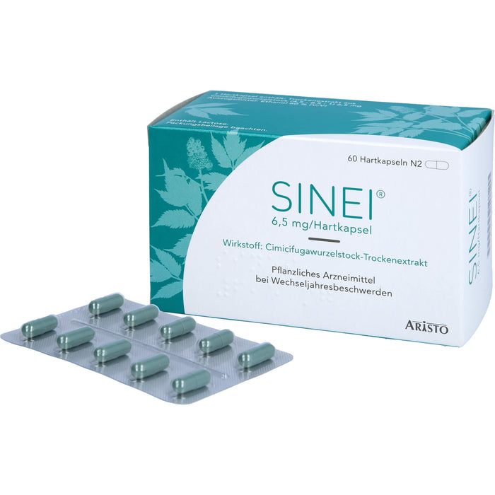 ARISTO SINEI 6,5 mg Hartkapseln bei Wechseljahresbeschwerden, 60 pcs. Capsules