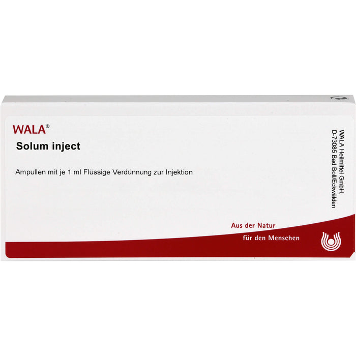 WALA Solum Inject Ampullen, 10 pc Ampoules