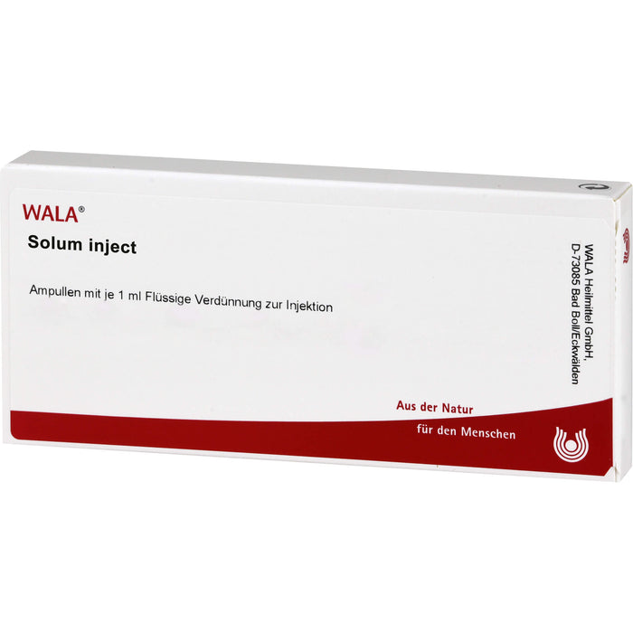 WALA Solum Inject Ampullen, 10 pcs. Ampoules