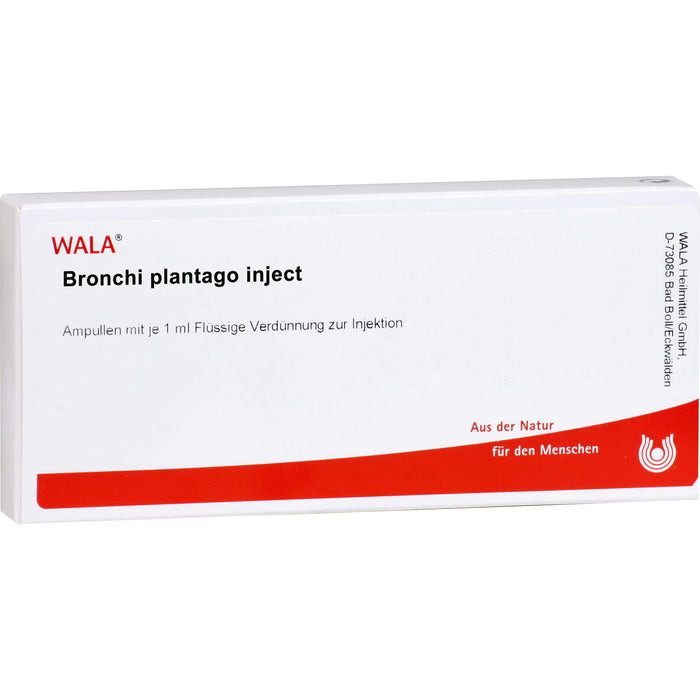 WALA Bronchi Plantago Inject Ampullen, 10 pcs. Ampoules