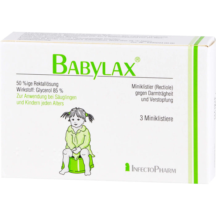 BABYLAX Miniklistier gegen Verstopfung, 3 pcs. Enemas