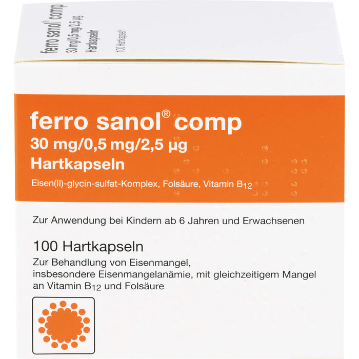 ferro sanol® comp 30mg/0,5mg/2,5µg Hartkapseln, 100 St KMP