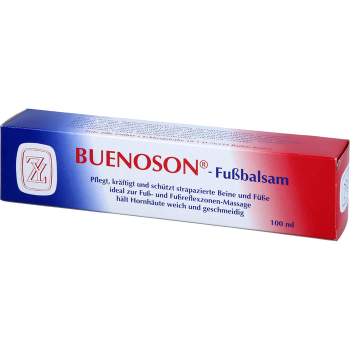 Buenoson Fußbalsam hält Hornhäute weich und geschmeidig, 100 g Creme