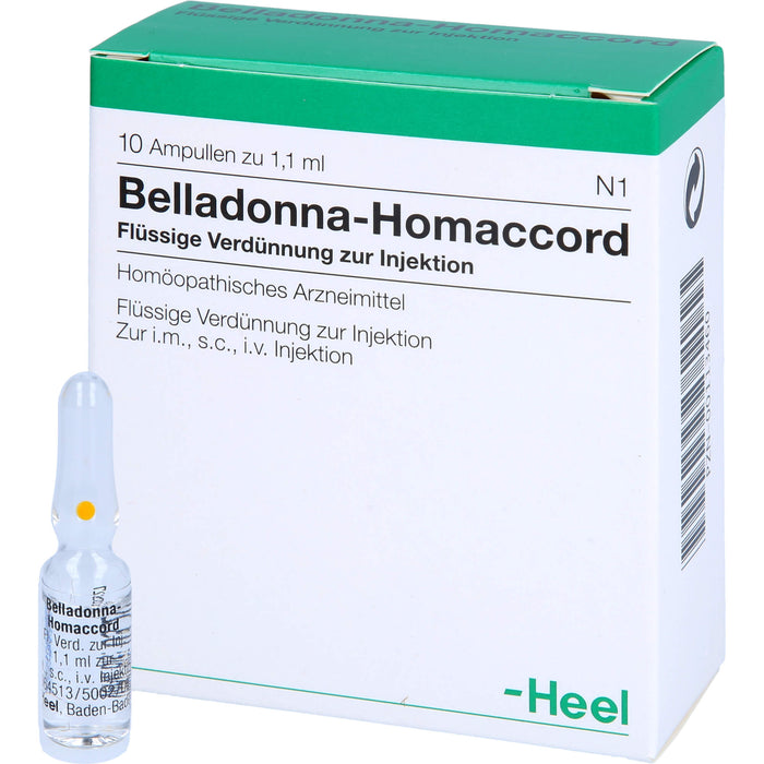 Belladonna-Homaccord flüssige Verdünnung, 10 pcs. Ampoules