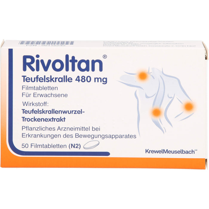 Rivoltan Teufelskralle 480mg Filmtabletten, 50 St FTA