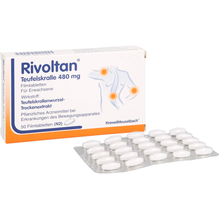 Rivoltan Teufelskralle 480mg Filmtabletten, 50 St FTA