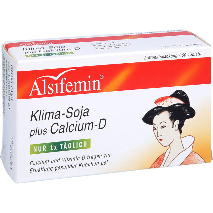 Alsifemin Klima-Soja plus Calcium-D Tabletten, 60 St. Tabletten