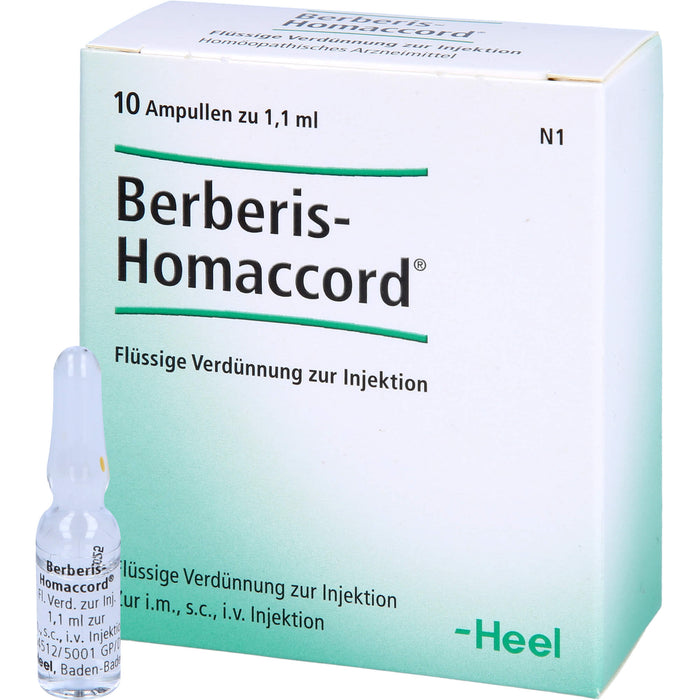 Berberis-Homaccord flüssige Verdünnung, 10 pc Ampoules