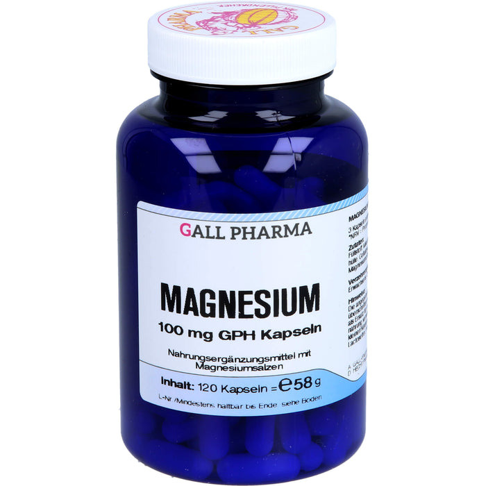 GALL PHARMA Magnesium 100 mg GPH Kapseln, 120 pc Capsules