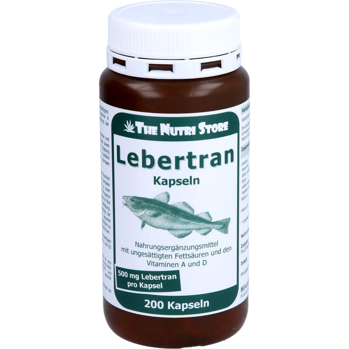 Lebertran 500mg, 200 St. Kapseln