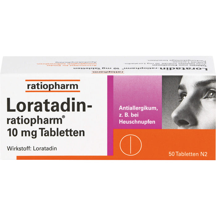 Loratadin-ratiopharm 10 mg Tabletten bei Allergien, 50 St. Tabletten