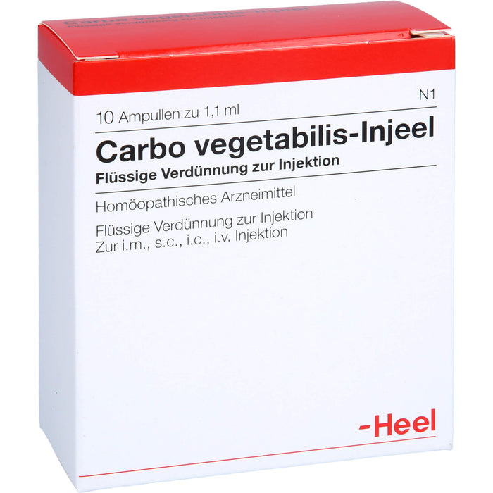 Carbo vegetabilis-Injeel flüssige Verdünnung, 10 pc Ampoules