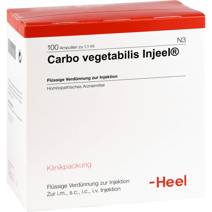 Carbo vegetabilis-Injeel Inj.-Lsg., 100 St AMP