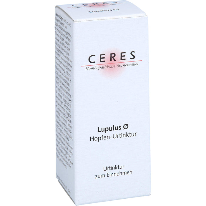 Ceres Lupulus Urtinktur, 20 ml TRO