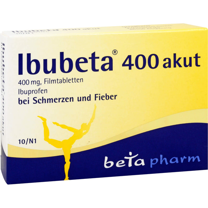 Ibubeta 400 akut Filmtabletten, 10 pcs. Tablets