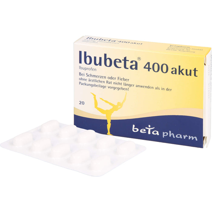 Ibubeta 400 akut Tabletten, 20 St. Tabletten