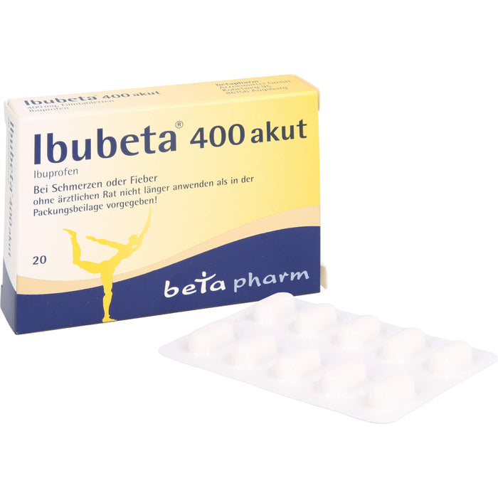 Ibubeta 400 akut Tabletten, 20 pcs. Tablets