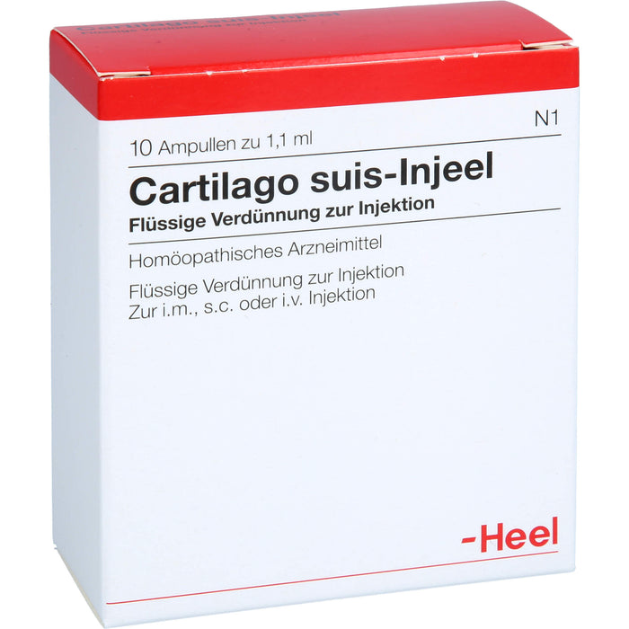 Cartilago suis-Injeel Ampullen, 10 pc Ampoules