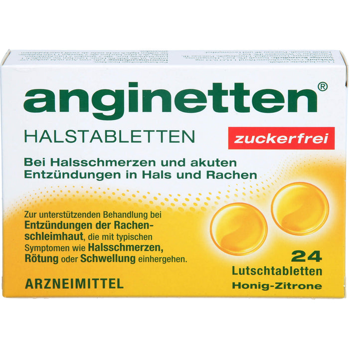 anginetten Halstabletten zuckerfrei, 24 pcs. Tablets