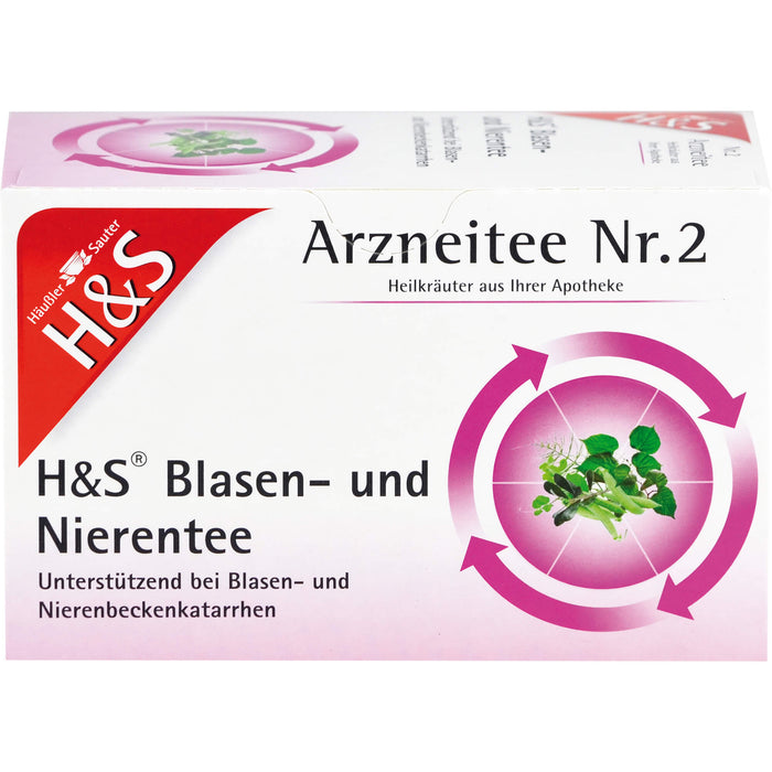 H&S Blasen- und Nierentee Arzneitee Nr. 2, 20 pcs. Filter bag