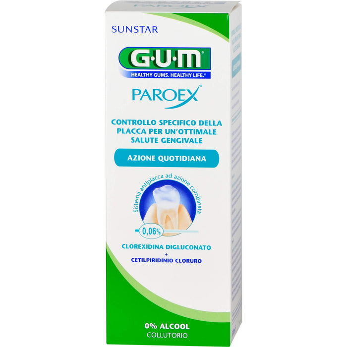 GUM Paroex 0,06% CHX Mundspülung, 500 ml Solution