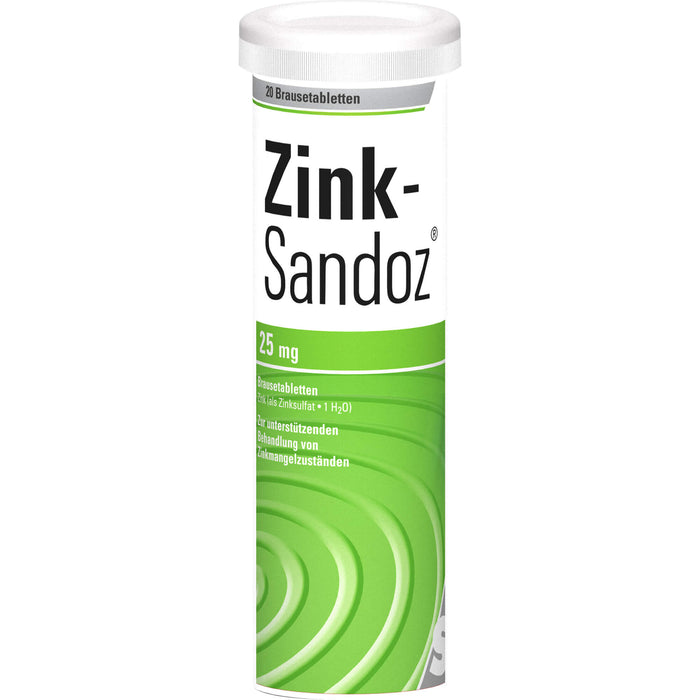 Zink-Sandoz 25 mg Brausetabletten, 20 pcs. Tablets