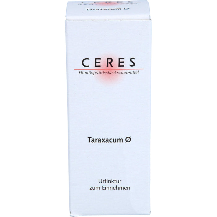 CERES Taraxacum ø Urtinktur, 20 ml Lösung