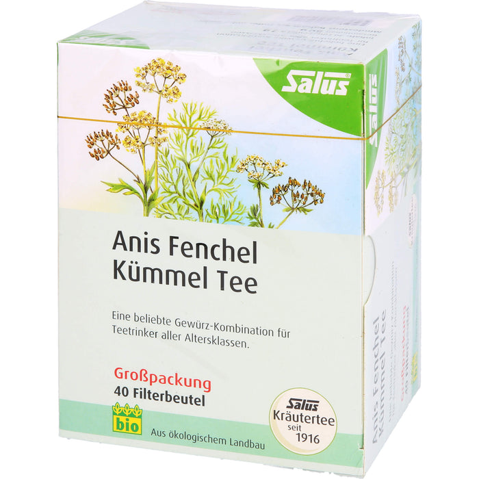 Salus Anis Fenchel Kümmel Tee bio, 40 pcs. Filter bag