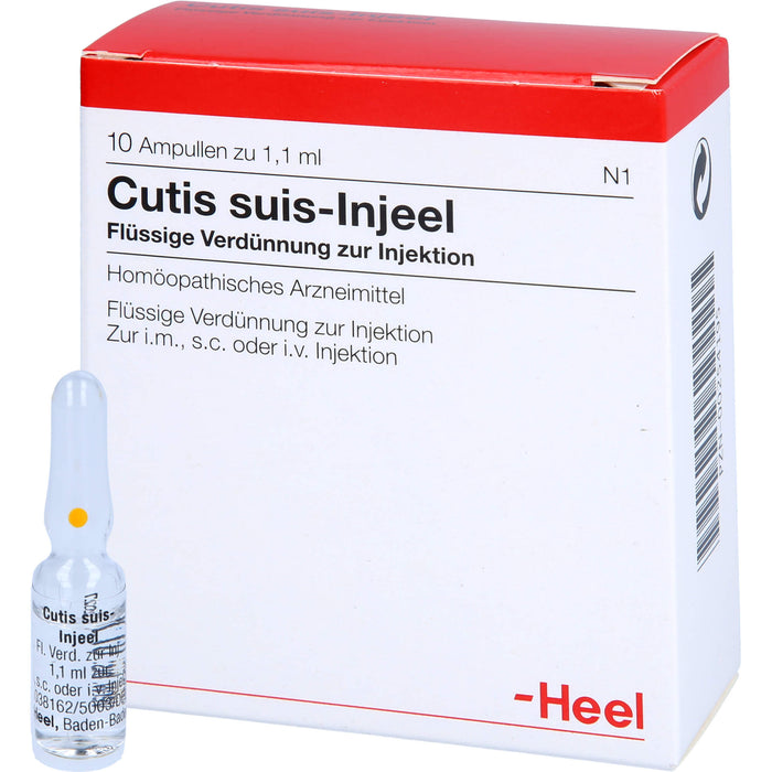 Cutis suis-Injeel Inj.-Lsg., 10 St. Ampullen