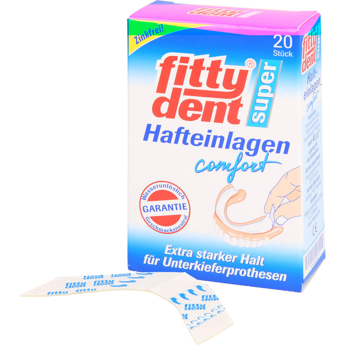 Fittydent Super Haftkleber Einlagen, 20 St