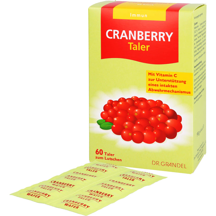 Dr. Grandel Cranberry Taler zum Lutschen, 60 St. Bonbons