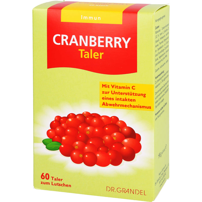 Dr. Grandel Cranberry Taler zum Lutschen, 60 St. Bonbons