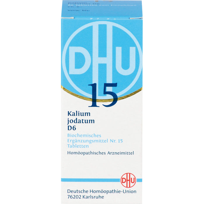 DHU Schüßler-Salz Nr. 15 Kalium jodatum D6 Tabletten, 80 pcs. Tablets