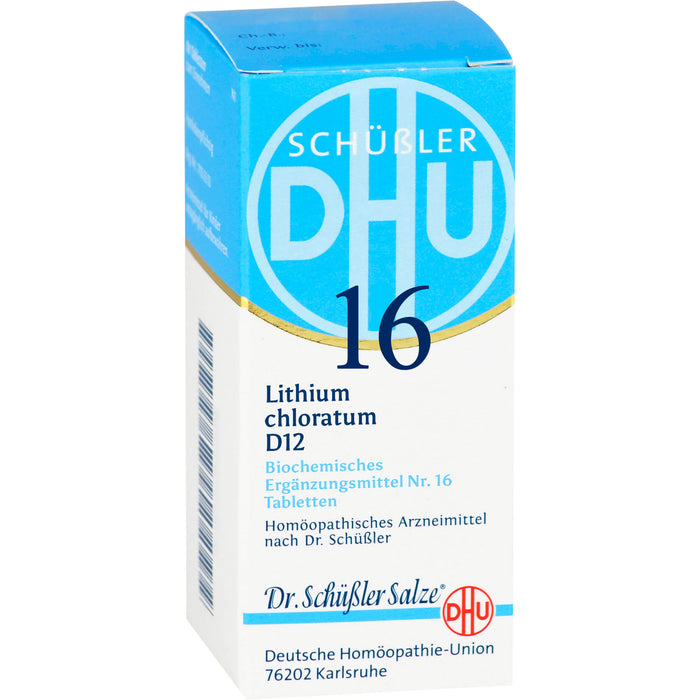 DHU Schüßler-Salz Nr. 16 Lithium chloratum D12 Tabletten, 80 pc Tablettes