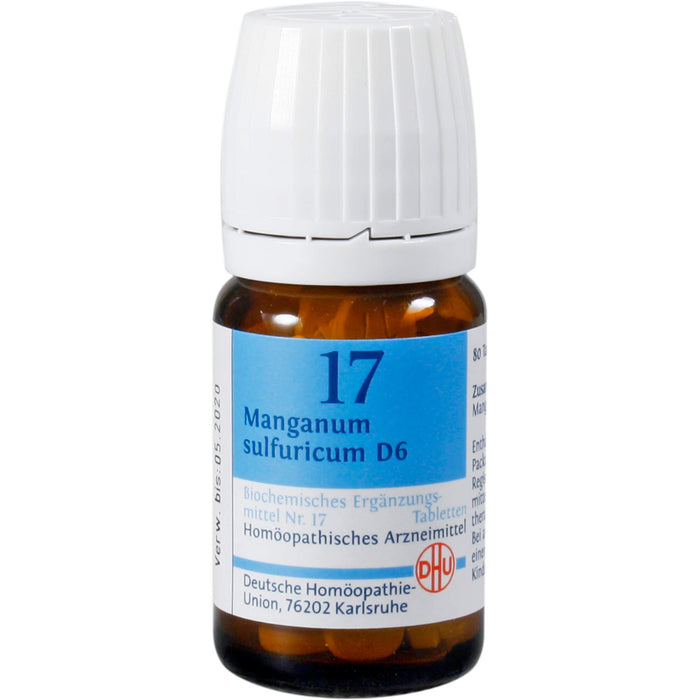 DHU Schüßler-Salz Nr. 17 Manganum sulfuricum D6 Tabletten, 80 pcs. Tablets