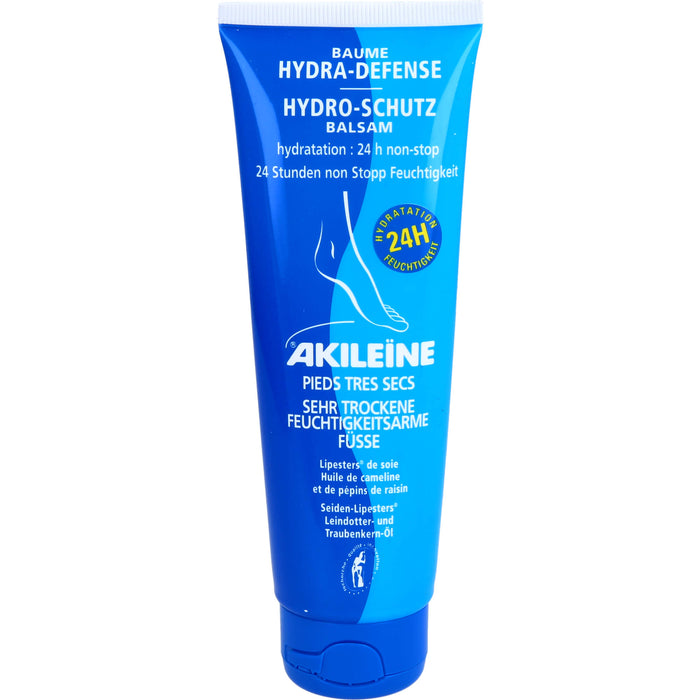 AKILEINE Hydro-Schutz Balsam bei sehr trockenen feuchtigkeitsarmen Füßen, 125 ml Crème