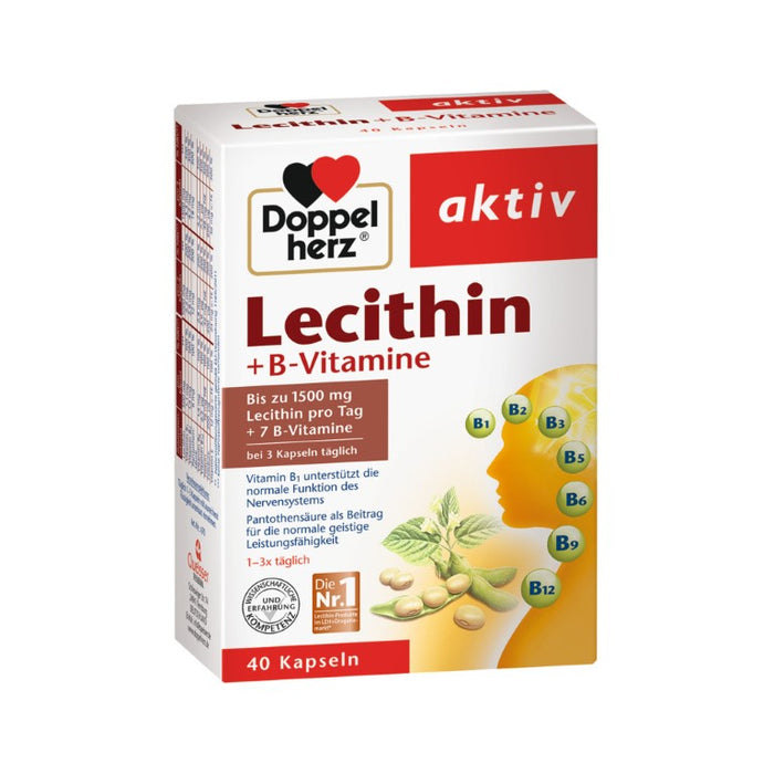 Doppelherz Lecithin + B-Vitamine, 40 pc Capsules