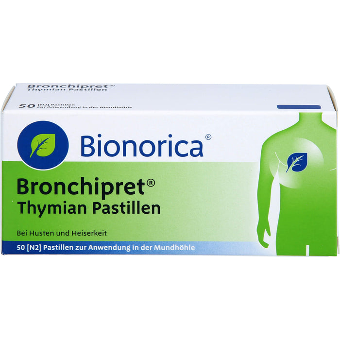 Bronchipret Thymian Pastillen bei Husten und Heiserkeit, 50 St. Pastillen