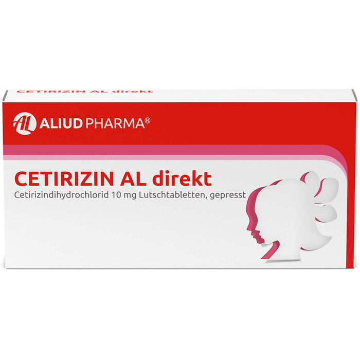 Cetirizin AL direkt 10 mg Lutschtabletten bei Allergien, 7 pcs. Tablets