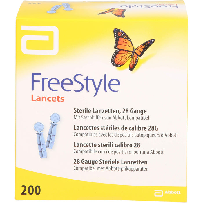 FreeStyle Lancets, 200 pc Aiguilles