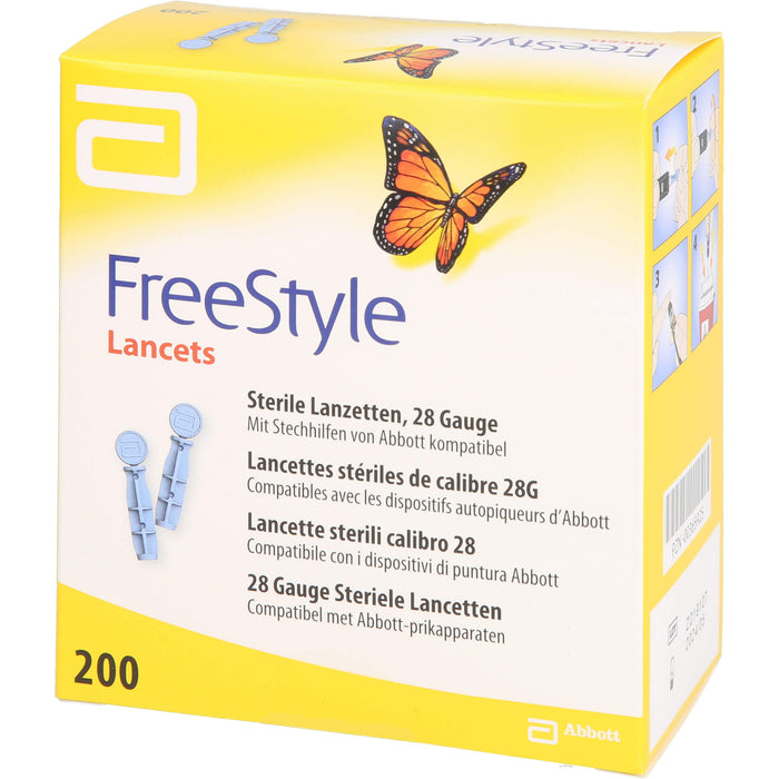 FreeStyle Lancets, 200 pc Aiguilles