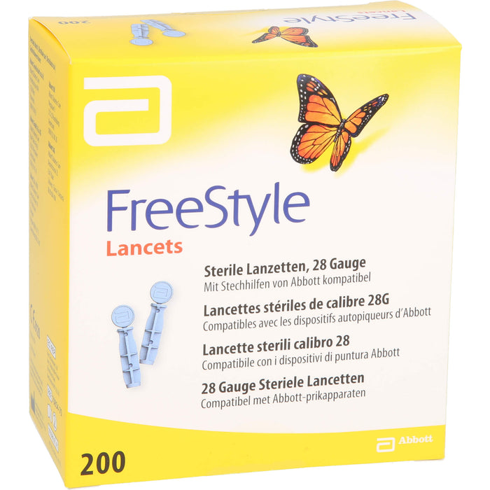 FreeStyle Lancets, 200 pc Aiguilles